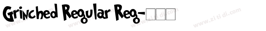 Grinched Regular Reg字体转换